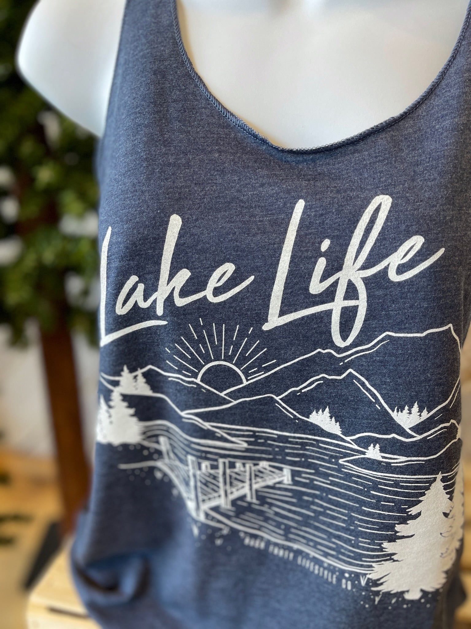 Lake Life Semi-Fitted Tank - Ladies
